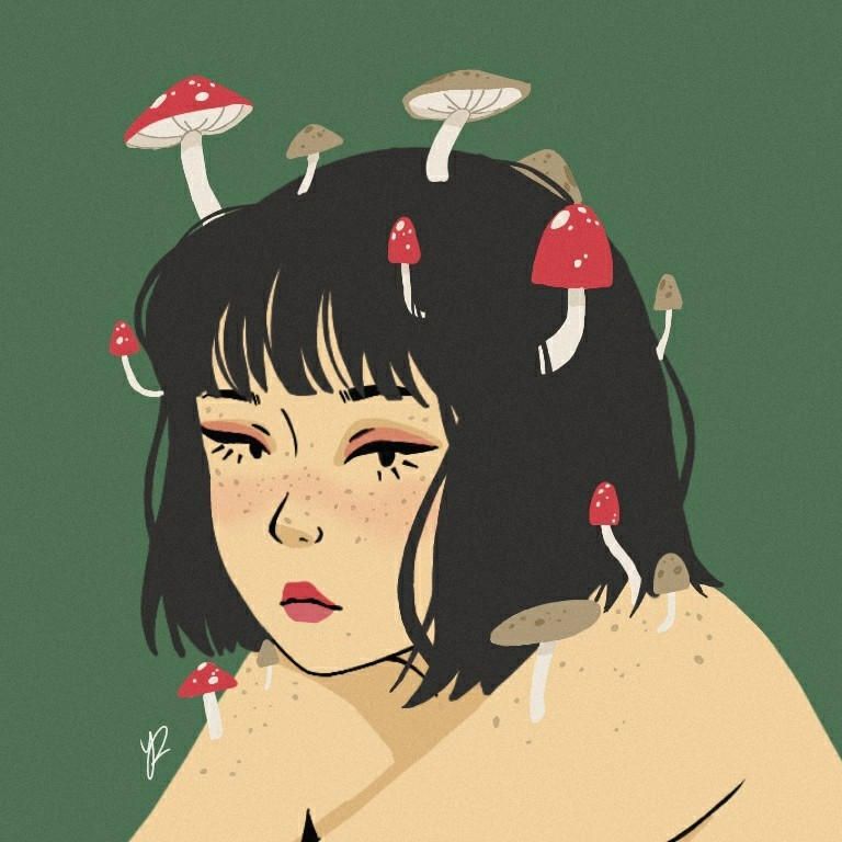 mushroom girl